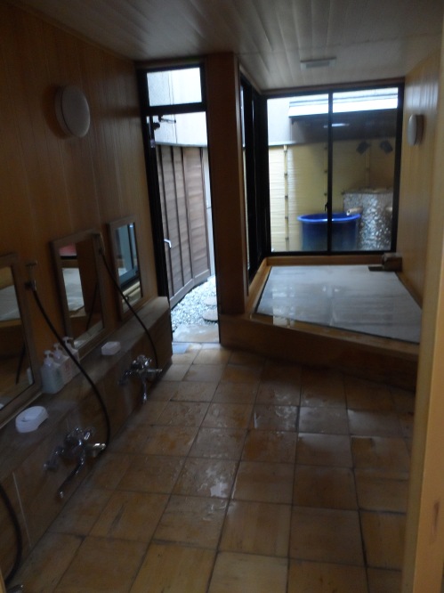 This is the men's onsen. Kat says the women's one was nicer.