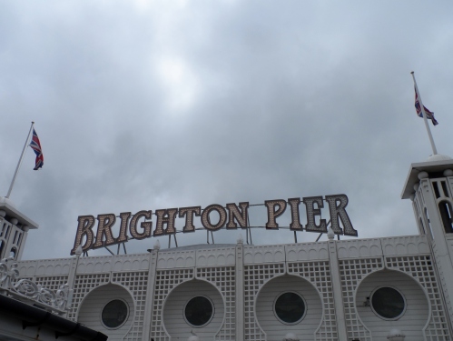 Brighton! (And the sun trying to come out!) 
